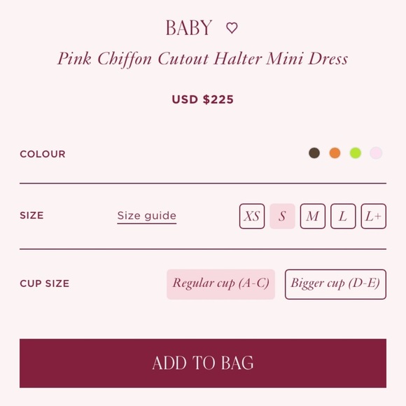 House of CB Baby Chocolate Brown Chiffon Cutout Halter Long Sleeve Mini Dress - Picture 11 of 12